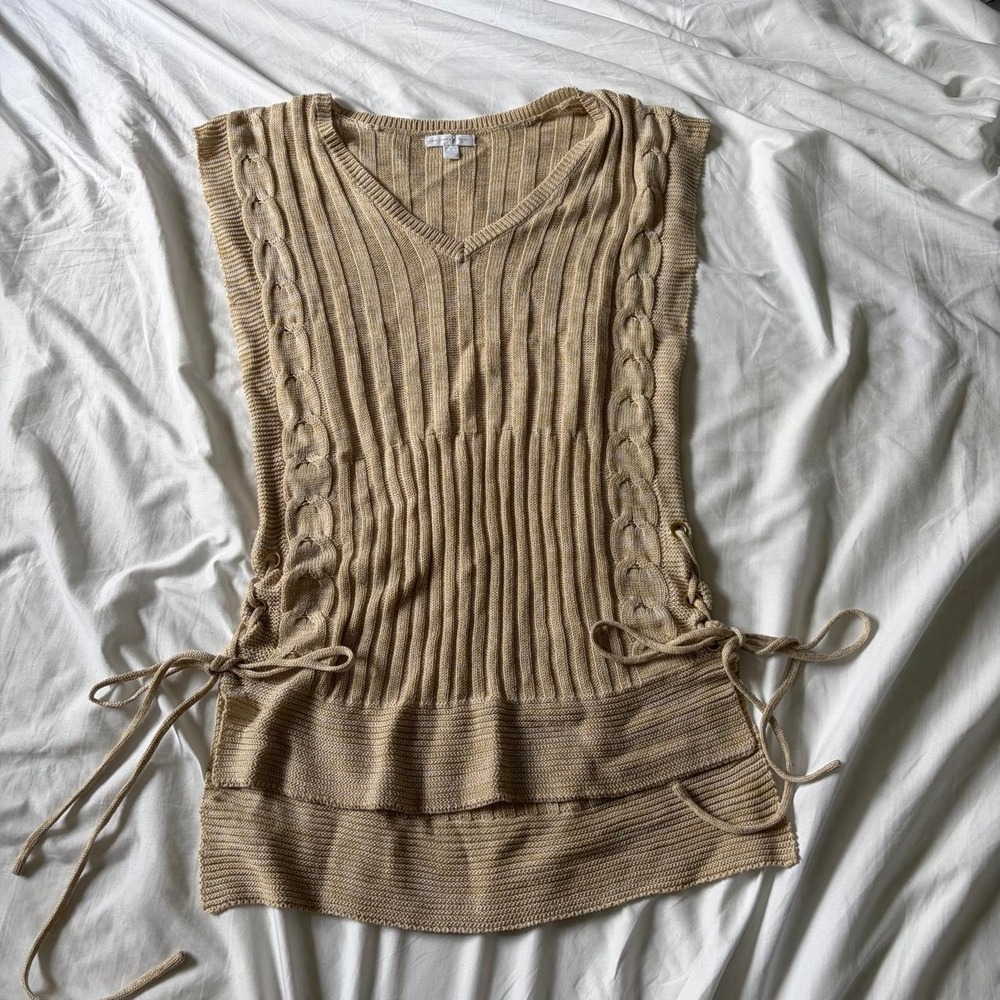 New York and company Y2K knit tank top size Small acrylic